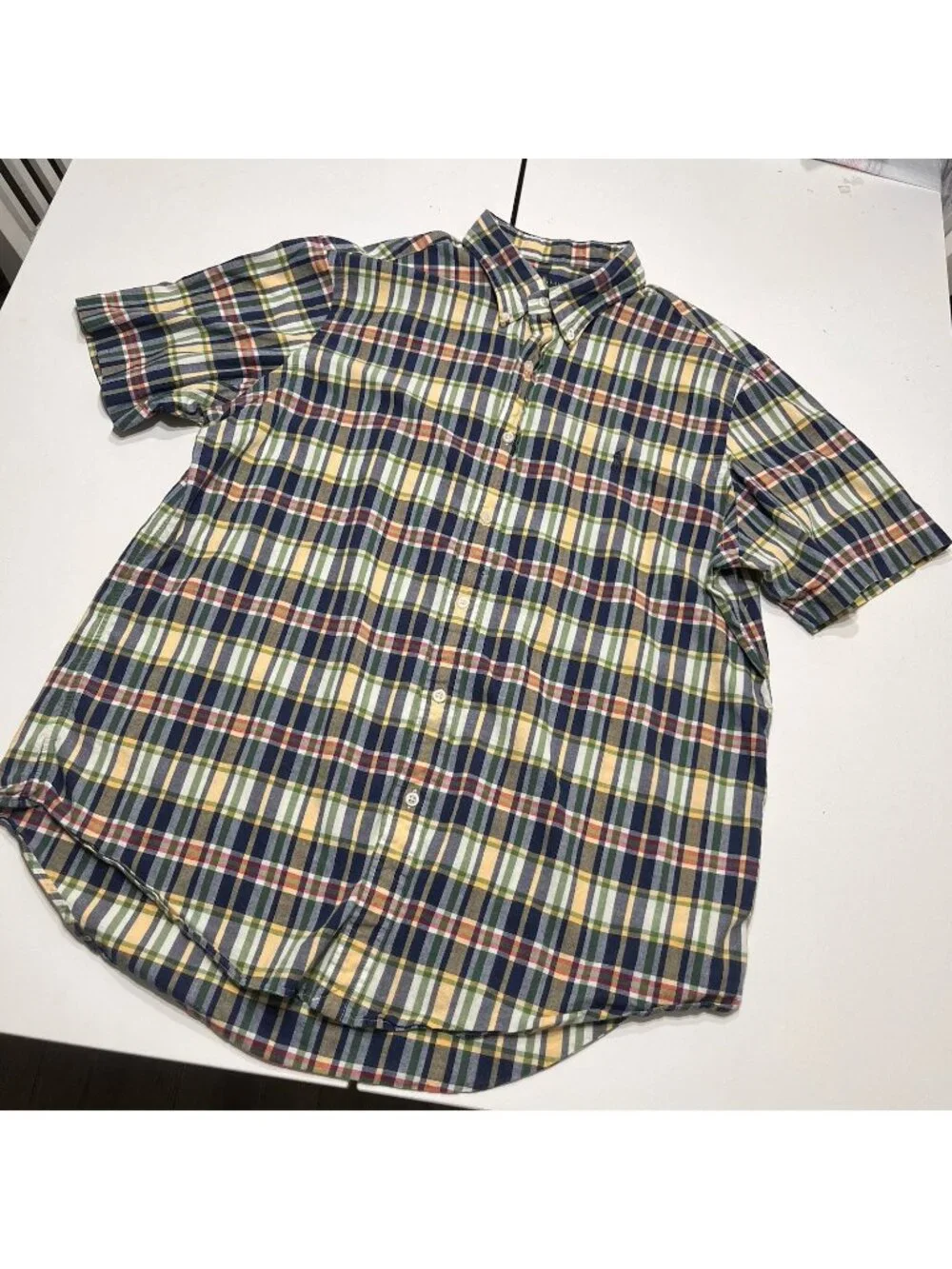 Polo Ralph Lauren men's multicolor plaid Short Sleeve XL